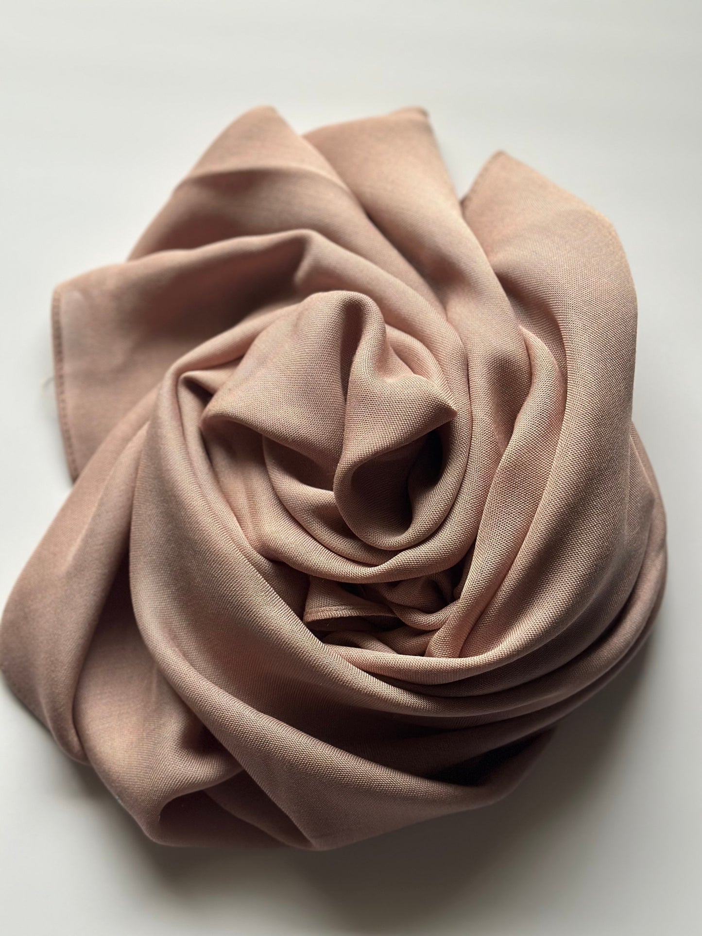 Modal Cotton Hijab in Dusty Rose