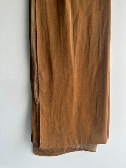 Velvet Silk Hijab in Chocolate