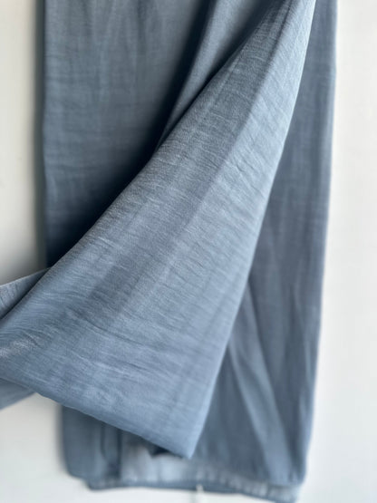 Velvet Silk Hijab in Sky