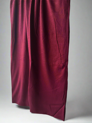 Burgundy / Cotton Jersey