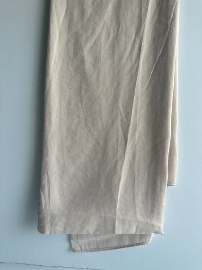 Velvet Silk Hijab in Ivory