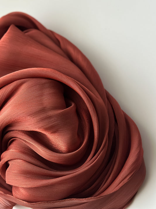 Brick / Shimmer Silk