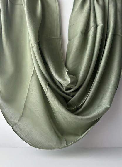 Modal Cotton Hijab in Matcha