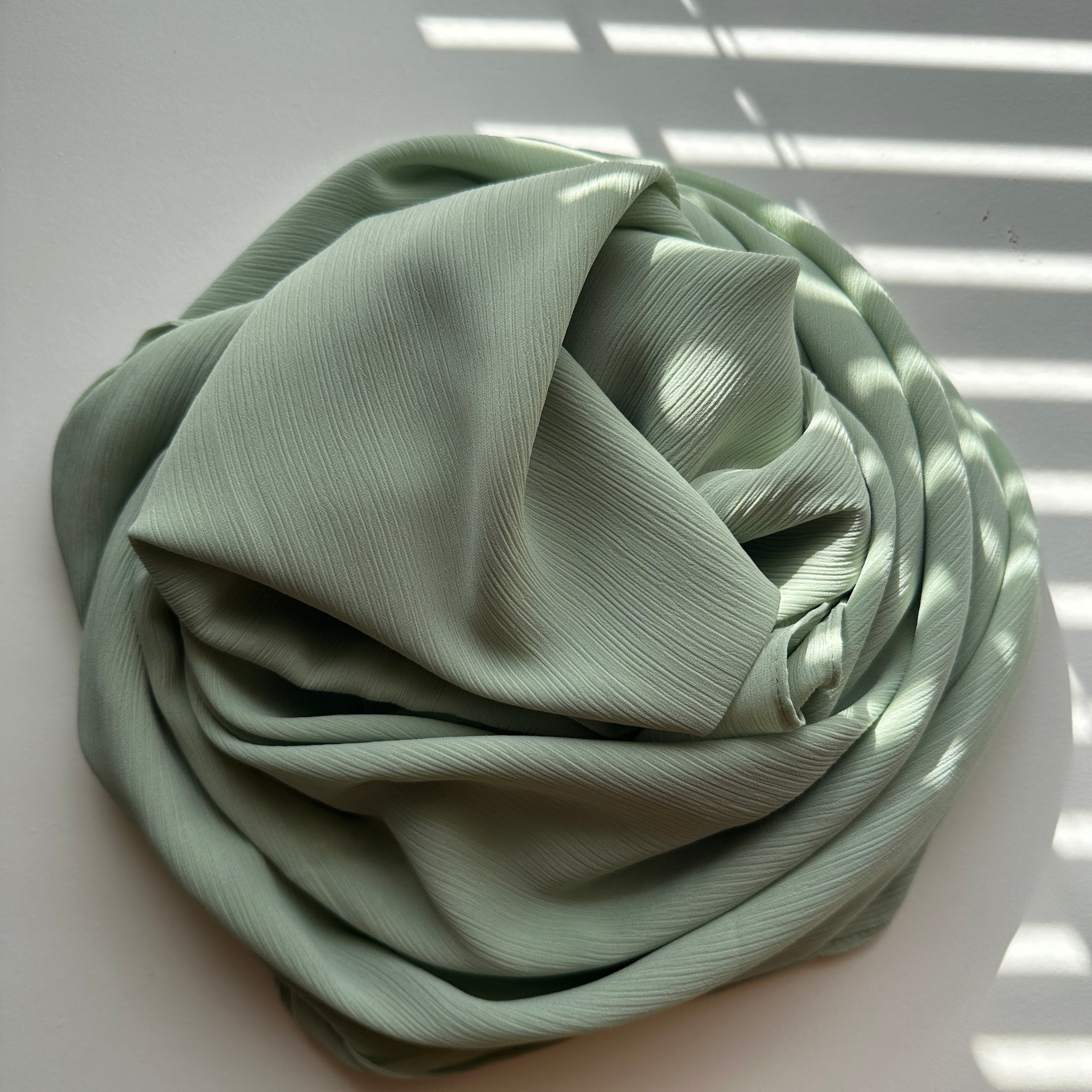 Pistachio / Crinkle Chiffon
