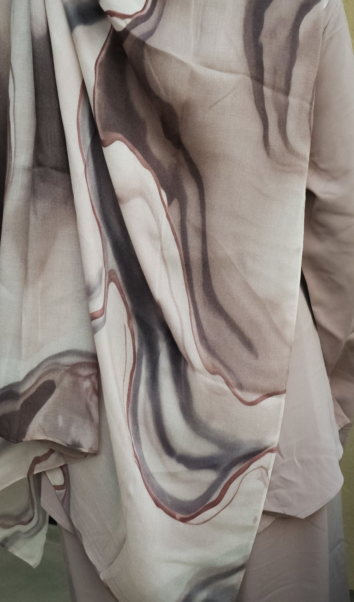 Nebula printed modal hijab, alternate view