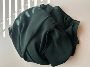 Forest / Crinkle chiffon