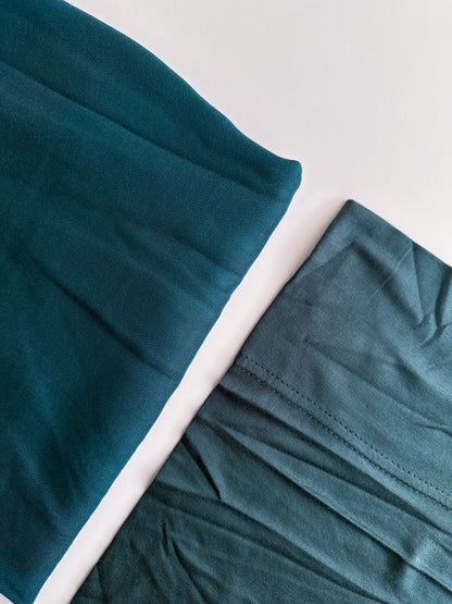 Modal Cotton Matching Set in Peacock