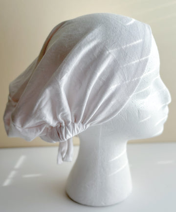 White / Satin lining undercap